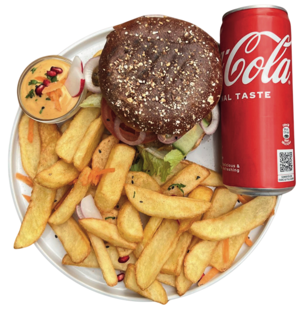 Cheesy Beefy Burger Menü