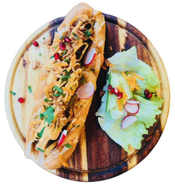 Rumänisches Mici Sandwich