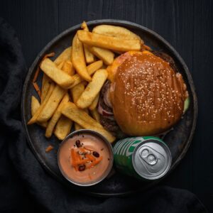 Double Smash Burger Menü